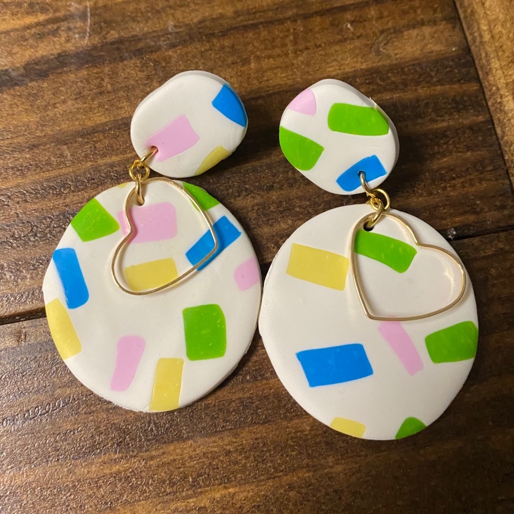Multi color earrings
